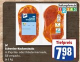 Hähnchenbrust im REWE Prospekt Schweine-Nackensteaks von ja! im aktuellen REWE Prospekt für 7,98 €