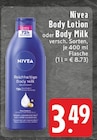 Body Lotion im Angebot bei EDEKA in Bünde Body Lotion Angebote von Nivea bei EDEKA Bünde für 3,49 €