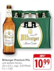 Bitburger Premium Pils bei EDEKA im St. Leon-Rot Prospekt für 10,99 €