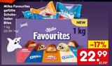 Favourites gefüllte Schokoladen Bites im Angebot bei Netto Marken-Discount in Leipzig Favourites gefüllte Schokoladen Bites Angebote von Milka bei Netto Marken-Discount Leipzig für 22,99 €