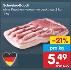 Schweine-Bauch Angebote bei Netto Marken-Discount Worms für 5,49 €
