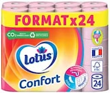 Papier Hygiénique Confort Rose x24 - LOTUS dans le catalogue Intermarché