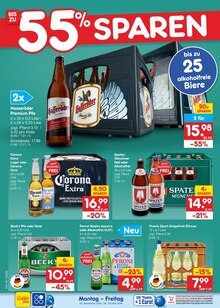 Bier im aktuellen Netto Marken-Discount Prospekt (Bremen) Bier im Netto Marken-Discount Prospekt "Aktuelle Angebote" mit 72 Seiten (Bremen)