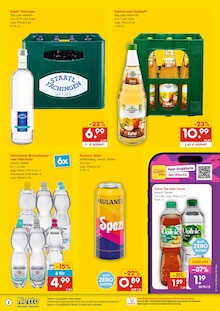 Wasser im Netto Marken-Discount Prospekt "DER ORT, AN DEM DU IMMER AUSGEZEICHNETE PREISE FINDEST." mit 6 Seiten (Cottbus)