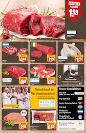 Rinderbraten Angebot im aktuellen REWE Prospekt auf Seite 8