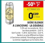 Bière blonde à l'ancienne - La Goudale dans le catalogue Supeco