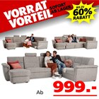 Aktuelles Benito Wohnlandschaft Angebot bei Seats and Sofas in Leipzig ab 999,00 €