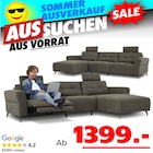 Seats and Sofas Oberhausen - Bronx Ecksofa Angebot im Prospekt Bronx Ecksofa bei Seats and Sofas im Oberhausen Prospekt für 1.399,00 €