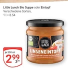 Bio Suppe von Little Lunch für 2,99 € bei GLOBUS im Angebot Bio Suppe von Little Lunch im aktuellen GLOBUS Prospekt