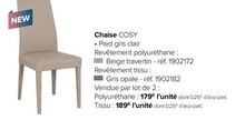 Chaise cosy - Gautier à Aix-en-Provence Chaise cosy en promo chez Gautier Aix-en-Provence à 179,00 €