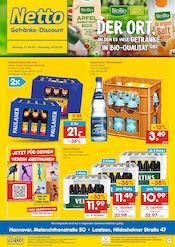 Aktueller Netto Marken-Discount Prospekt mit Bier, "DER ORT, AN DEM DU IMMER AUSGEZEICHNETE PREISE FINDEST.", Seite 1