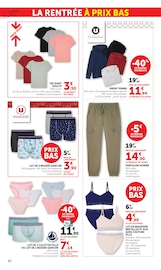 Promos Lingerie Femme dans le catalogue "SUPER U" de Super U Lingerie Femme en promo dans le catalogue Super U à la page 42