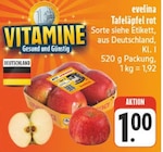 Aktuelles evelina Tafeläpfel rot Angebot bei nah und gut in Würzburg ab 1,00 €