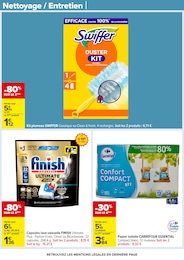 Prix et réduction Swiffer dans le prospectus Carrefour en cours Offre Swiffer dans le catalogue Carrefour du moment à la page 34
