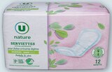 20% versés sur ma Carte U sur la gamme incontinence homme et femme U - U Nature en promo chez U Express Montrouge