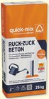 RUCK-ZUCK-BETON im Angebot bei bauSpezi in Ludwigsburg RUCK-ZUCK-BETON Angebote von quick-mix bei bauSpezi Ludwigsburg für 9,99 €