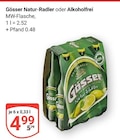 Aktuelle Radler Angebote bei GLOBUS in Leipzig Aktuelles Natur-Radler oder Alkoholfrei Angebot bei GLOBUS in Leipzig ab 4,99 €