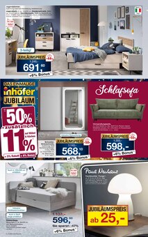 Sofa im Möbel Inhofer Prospekt "95 JAHRE JUBILÄUM" mit 12 Seiten (Reutlingen)