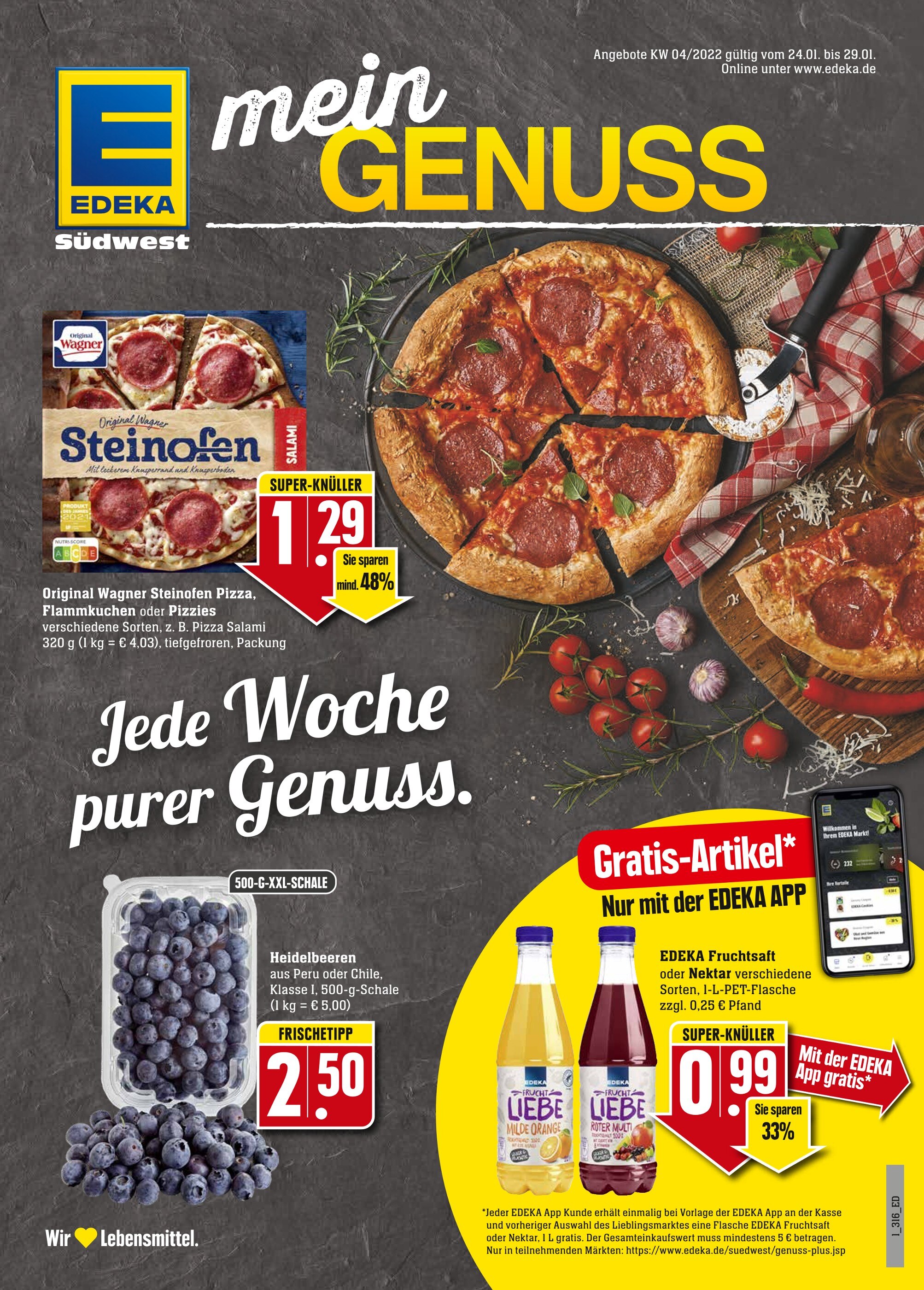 EDEKA Prospekt für Grabenstetten mit 41 Seiten EDEKA Prospekt für Grabenstetten: "Top Angebote", 41 Seiten, 24.01.2022 - 29.01.2022