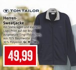 Herren-Sweatjacke Angebote von TOM TAILOR bei Kaufhaus Stolz Kiel für 49,99 €