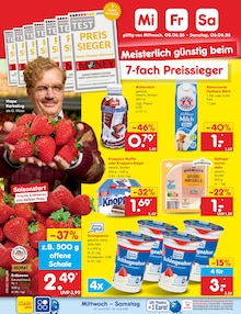 Milch im Netto Marken-Discount Prospekt "Aktuelle Angebote" mit 68 Seiten (Kassel)