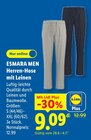 Herren-Hose mit Leinen Angebote bei Lidl Bremerhaven für 9,99 €