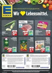 EDEKA Supermarkt Prospekt der aktuellen Woche mit 8 Seiten, gültig von 07.04.2026 bis 11.04.2026, in Langenhennersdorf und Umgebung Aktueller EDEKA Supermarkt Prospekt in Langenhennersdorf und Umgebung, "Wir lieben Lebensmittel!" mit 8 Seiten, 07.04.2026 - 11.04.2026