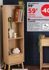 Étagère bibliothèque - CANNAGE à 59,00 € dans le catalogue Super U