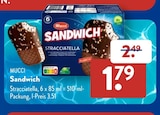 Sandwich Stracciatella bei ALDI SÜD im Kreuzwertheim Prospekt für 1,79 €