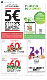 Alimentation Angebote im Prospekt "2+1 OFFERT SUR UNE SÉLECTION DE PRODUITS LAITIERS" von Intermarché Alimentation Angebote im Prospekt "2+1 OFFERT SUR UNE SÉLECTION DE PRODUITS LAITIERS" von Intermarché auf Seite 2