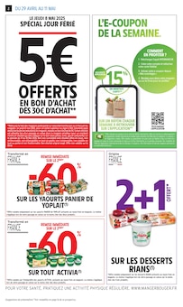Prospectus Intermarché en cours, "2+1 OFFERT SUR UNE SÉLECTION DE PRODUITS LAITIERS", page 2 sur 20