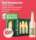 Garten-Limonade Angebote von Bad Brambacher bei Huster Zwickau für 10,99 €