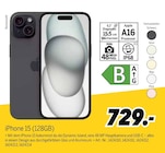 iPhone 15 (128GB) bei MEDIMAX im Giersleben Prospekt für 729,00 €