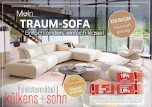 külkens+sohn Polstermöbel Prospekt für Wetter mit 9 Seiten külkens+sohn Polstermöbel Prospekt für Wetter: "Mein Traum-Sofa", 9 Seiten, 01.09.2025 - 27.09.2025