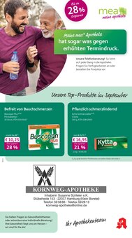 Aktueller mea - meine apotheke Prospekt "Unsere September-Angebote" Seite 1 von 4 Seiten für Hamburg