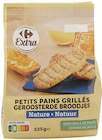 Le 2ème à -30% sur la gamme des petits pains grillés carrefour extra - CARREFOUR EXTRA en promo chez Supermarchés Match Calais