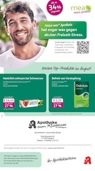 Aktueller mea - meine apotheke Prospekt "Unsere August-Angebote" Aktueller mea - meine apotheke Prospekt