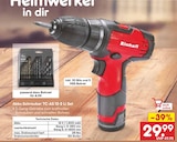 Aktuelle Bohrmaschine Angebote bei Netto Marken-Discount in Leverkusen Aktuelles Akku Schrauber TC-AS 12-2 Li Set Angebot bei Netto Marken-Discount in Leverkusen ab 29,99 €
