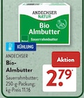Bio Almbutter im ALDI SÜD Prospekt Bio Almbutter von Andechser Natur im aktuellen ALDI SÜD Prospekt für 2,79 €