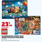 Calendrier de l'Avent Harry Potter ou Star Wars - LEGO dans le catalogue Super U