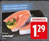 Lachssteak im EDEKA Prospekt Lachssteak von im aktuellen EDEKA Prospekt für 1,29 €