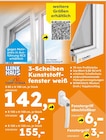 Aktuelles 3-Scheiben Kunststofffenster weiß Angebot bei Globus-Baumarkt in Bonn ab 3,00 €