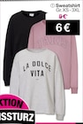 Sweatshirt für 6,00 € bei Woolworth im Angebot Sweatshirt im aktuellen Woolworth Prospekt