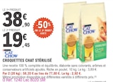 Croquettes chat stérilisé - PURINA CAT CHOW à 19,45 € dans le catalogue E.Leclerc