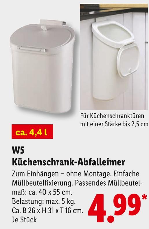 Küchenschrank-Abfalleimer