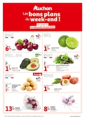 Catalogue Supermarchés Auchan Hypermarché en cours à Vermenton et alentours, "Les bons plans du week-end !", 2 pages, 19/06/2025 - 22/06/2025