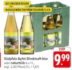 Südpfalz Apfel-Direktsaft klar Angebote bei EDEKA Pirmasens für 9,99 €