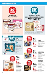 Prix et réduction Crème Glacée dans le prospectus Hyper U en cours Offre Crème Glacée dans le catalogue Hyper U du moment à la page 18