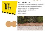 Tout Faire Bréal-sous-Montfort - Promo Gazon decor Promo Gazon decor à 1,99 € dans le catalogue Tout Faire à Bréal-sous-Montfort