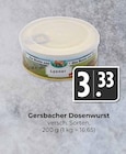 Hieber - Gersbacher Dosenwurst Angebot im Prospekt Gersbacher Dosenwurst bei Hieber im Prospekt "" für 3,33 €